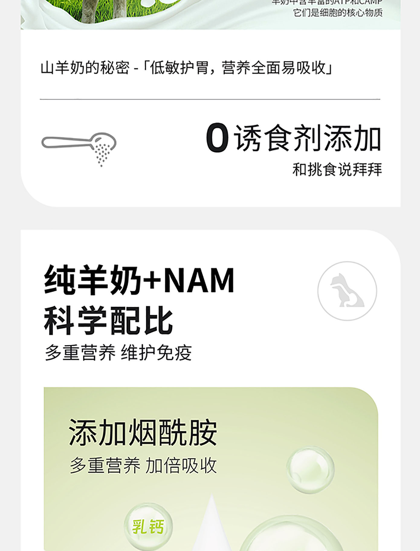 猫犬用羊奶修复活力粉详情图